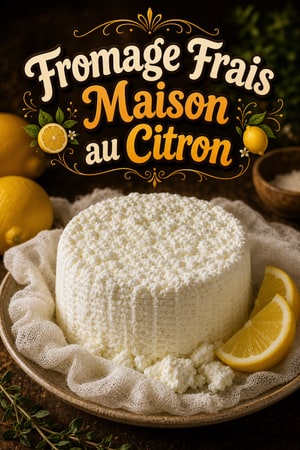 Fromage de Campagne Maison Facile au Citron Frais