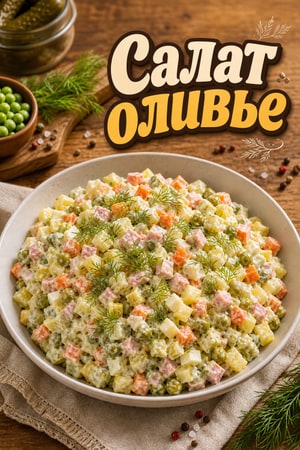 Классический салат оливье