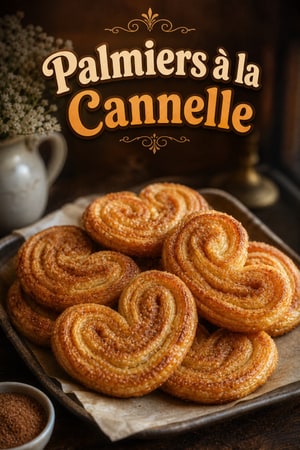 Palmiers Français Classiques à la Cannelle