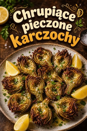 Chrupiące pieczone karczochy