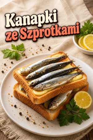 Klasyczne Kanapki ze Śledzikkami na Chrupiącym Maśle Toast