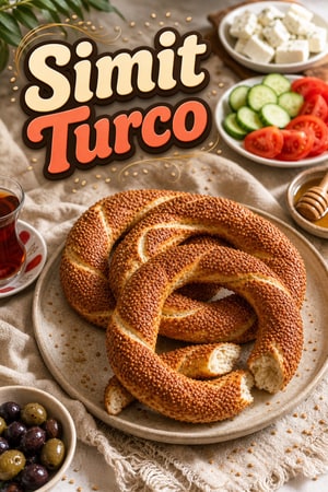 Simit Turco Autentico: Il Pane al Sesamo Croccante