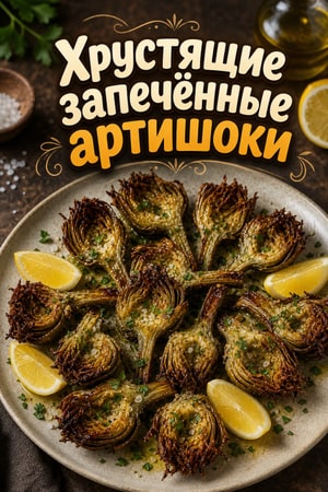 Хрустящие запеченные артишоки