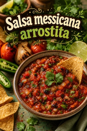 Salsa Messicana Arrostita Fatta in Casa - Ricetta Autentica