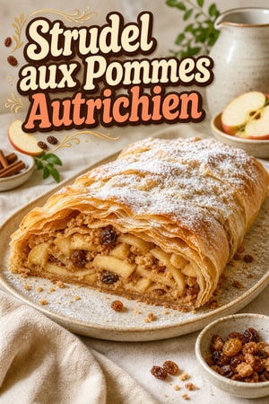 Véritable Strudel aux Pommes Autrichien (Apfelstrudel)