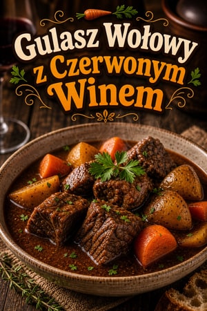 Sycący gulasz wołowy z czerwonym winem z Instant Pot