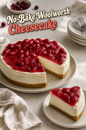 No-Bake Classic Woolworth Cheesecake