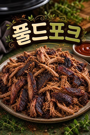 [정통 미국식] 저온에서 천천히 훈연한 최고의 스모크 풀드포크 레시피