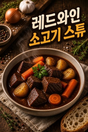 레드와인을 넣은 클래식 소고기 스튜 레시피: 집에서 즐기는 깊고 진한 맛