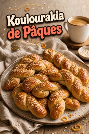 Koulourakia grecs classiques — biscuits de Pâques faciles