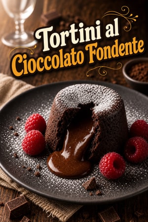 Tortini al Cioccolato Fondente dal Cuore Morbido