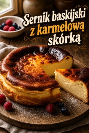 Perfekcyjny sernik baskijski z karmelizowaną skorupką