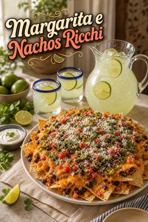Margarita in Brocca e Nachos Carichi per il Venerdì Sera