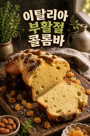 전통 이탈리아 콜롬바: 부활절 아몬드 글레이즈 케이크 레시피