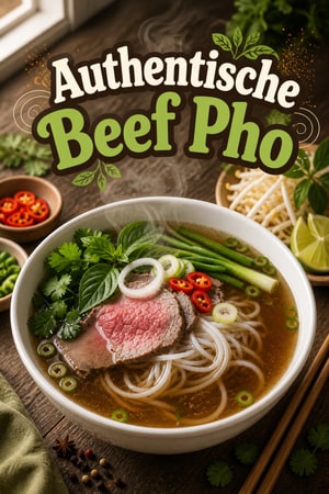 Authentische Beef Pho aus dem Schnellkochtopf (Phở Bò)
