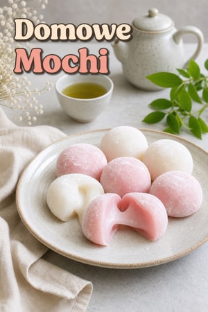 Domowe Mochi: Miękkie Japońskie Ciastka Ryżowe