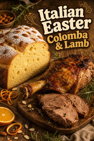 Easter Colomba with Herb-Roasted Leg of Lamb & Orange Glaze