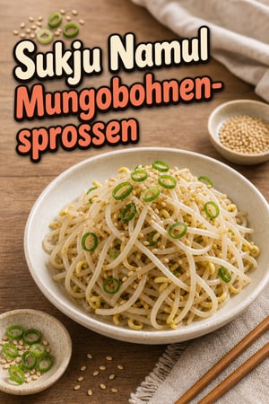 Authentischer Sukju Namul | Mungobohnensprossen-Salat