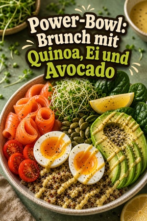 Power-Bowl: Brunch mit Quinoa, Ei und Avocado – energiereich