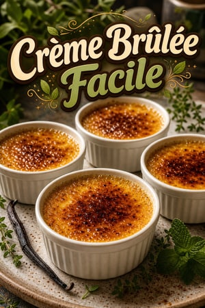 Creme Brûlée Facile con 3 Ingredienti: Il Trucco Geniale