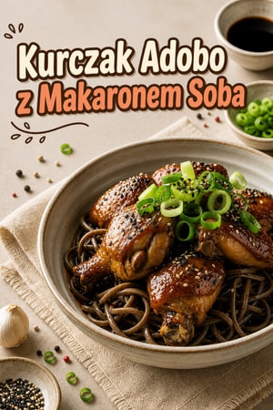 Kurczak Adobo z Makaron Soba