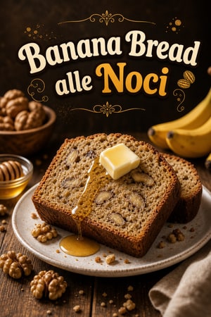 Pane ai Banani con Noci - Ricetta Classica Facile