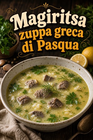 Magiritsa: Zuppa greca pasquale con avgolemono cremosa