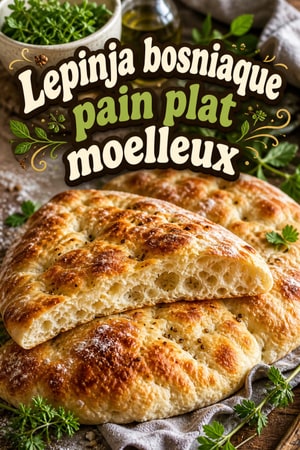 Lepinja Bosniaque Traditionnelle : Pain Plat Moelleux et Aérien