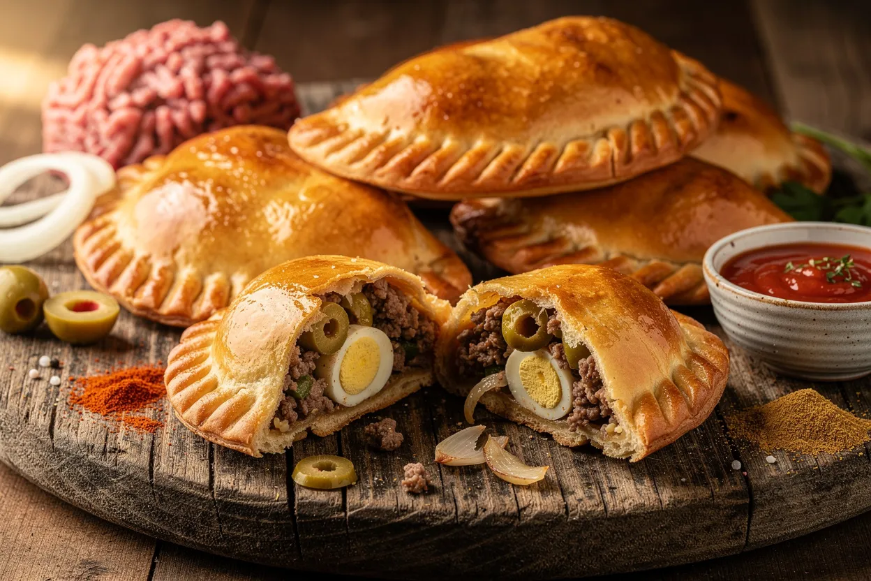 Argentinische Rindfleisch-Empanadas mit Carne-Füllung