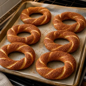 Simit Turco Autentico: Il Pane al Sesamo Croccante