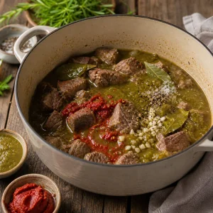 Base di agnello rosolato con salsa di prugne e alloro