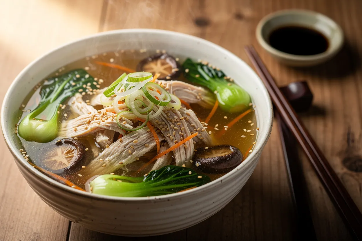 Chinese Chicken and Vegetable Soup for Balanced Health