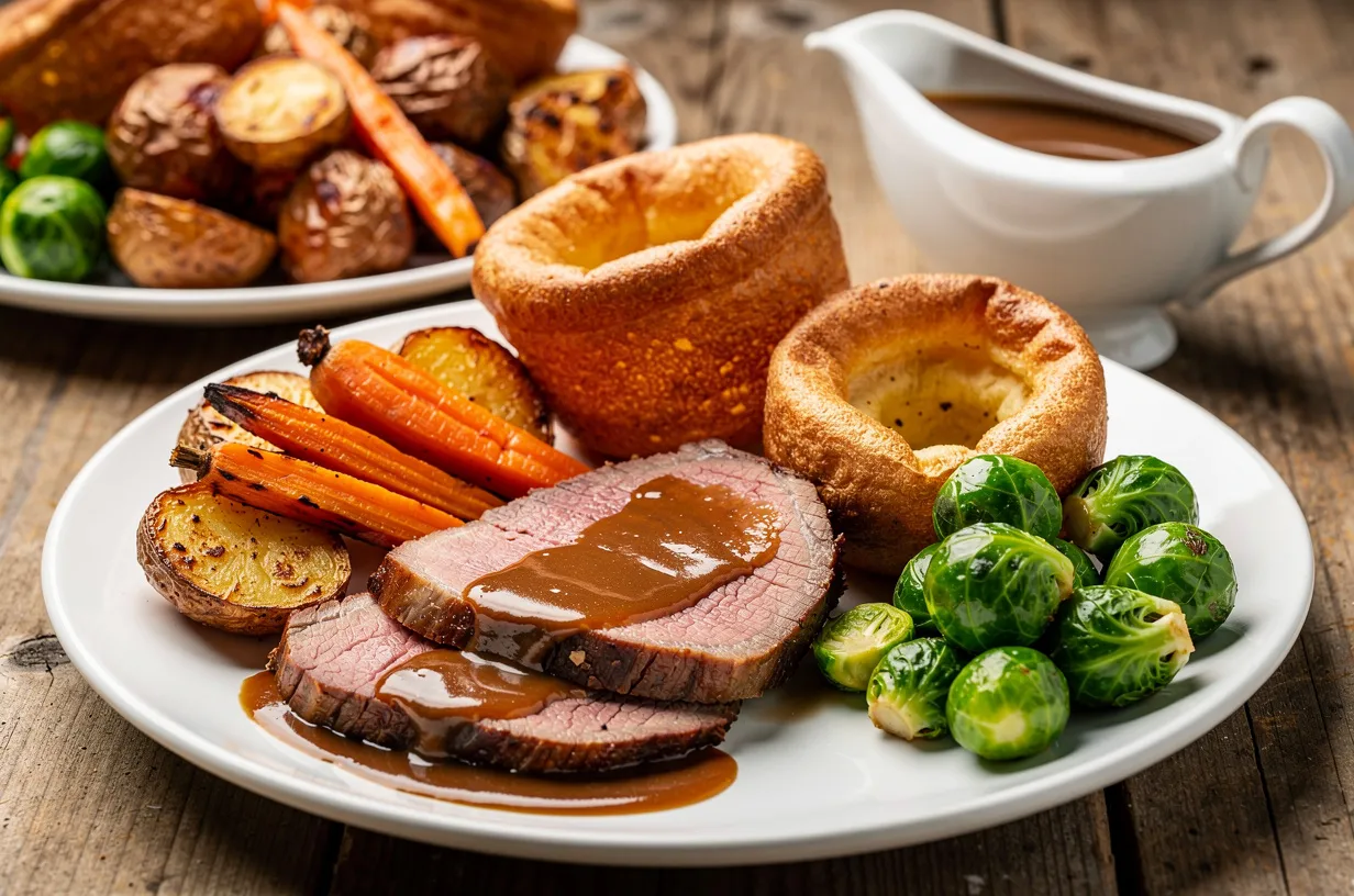 Sunday roast britannico-irlandese: roast beef classico