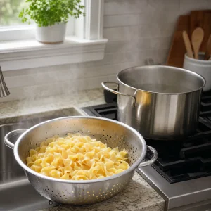 Classic Garlic Buttered Noodles with Parmesan