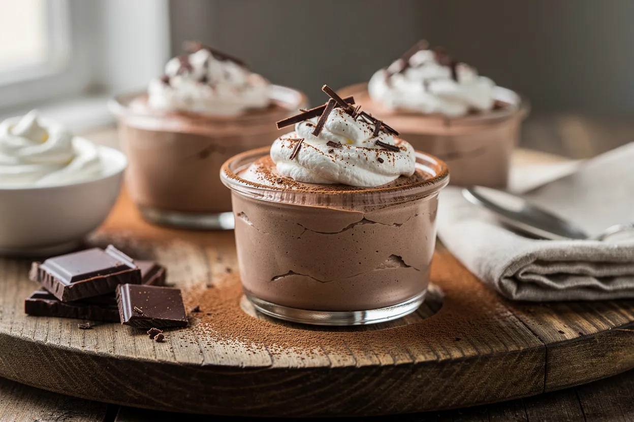 Classic Light Chocolate Mousse - Easy, Airy & Decadent