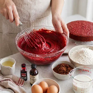 Classic Red Velvet Cake with Tangy Cream Cheese Frosting