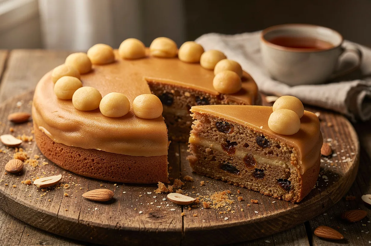 Klassischer Simnel Cake mit Marzipan – Rezept für Ostern