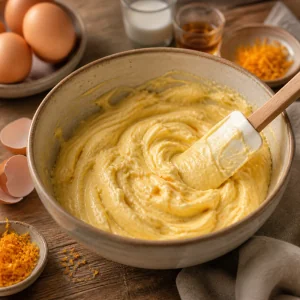 Frangipane alle mandorle liscia con scorza di limone, uovo e farina di mandorle