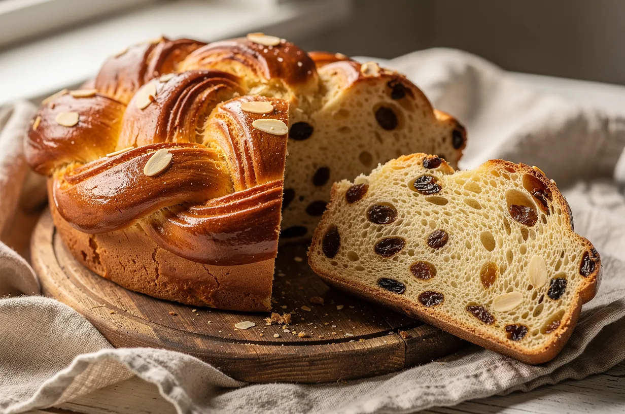 Französisch inspirierter glutenfreier Kozunak – Osterzopf