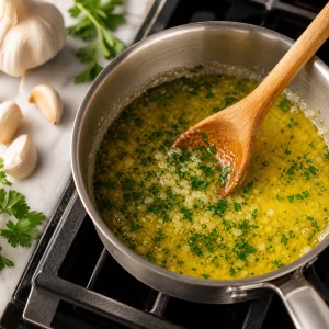 Aglio, rosmarino, timo, paprika, olio d’oliva e succo di limone mescolati in una pasta aromatica.