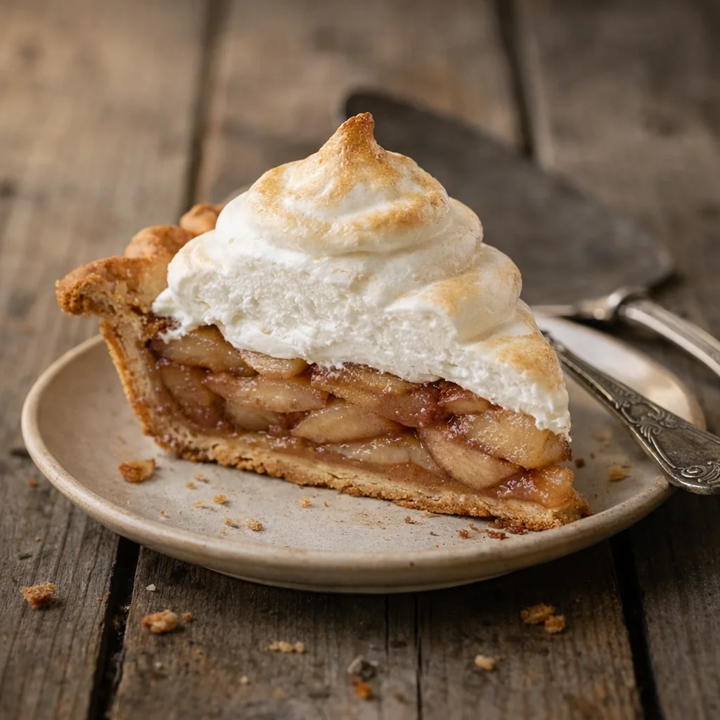 Gluten-Free Apple Pie with Soufflé Cream