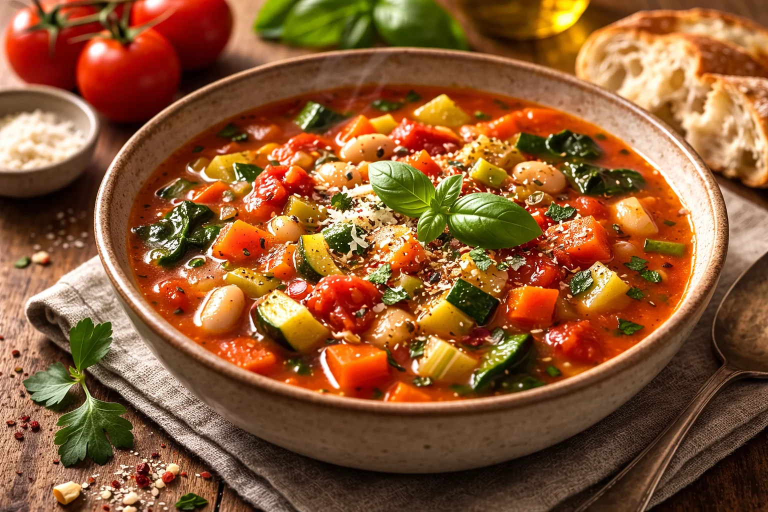 Hearty Italian Vegetable Soup for a Cozy Lunch