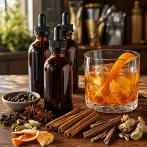 Homemade Aromatic Botanical Cocktail Bitters