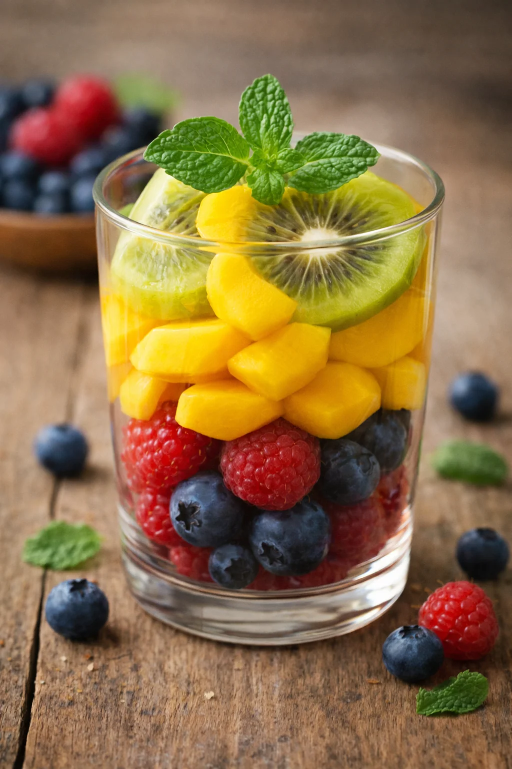 Low-Sugar Nut-Free Dairy-Free Vegan Fruit Parfait
