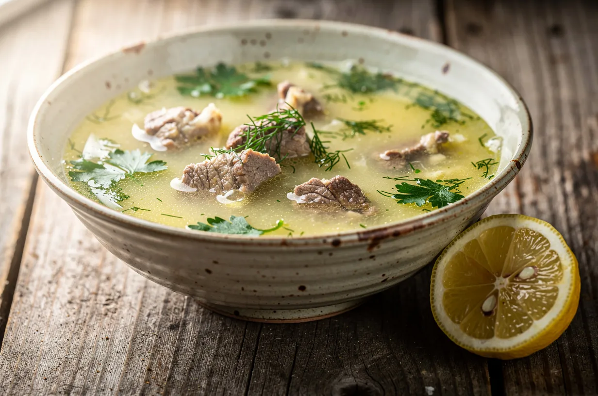 Magiritsa: Traditional Greek Easter Soup with Avgolemono