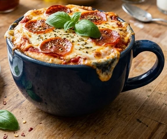 Microwave Pizza in a Mug: Fast Single-Serve Pizza