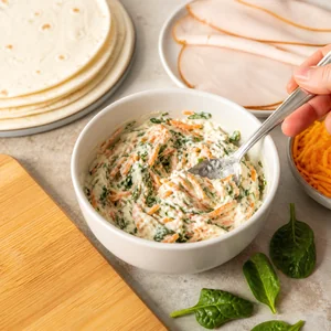 Mini Girandole di Tacchino e Formaggio con Verdure Nascoste