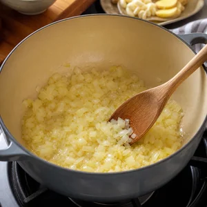 Nährendes Süßkartoffel-Linsen-Curry mit Spinat