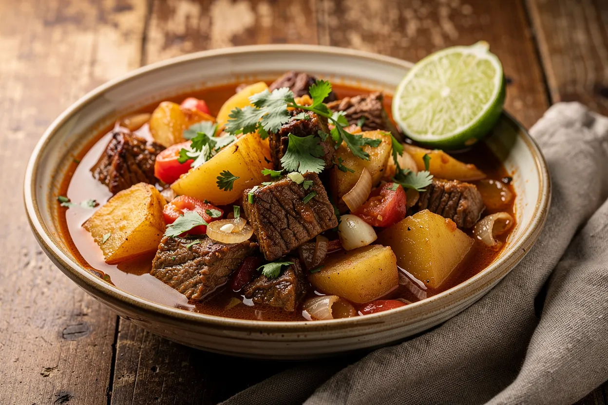 Papas con Carne – Spezzatino rustico di manzo e patate