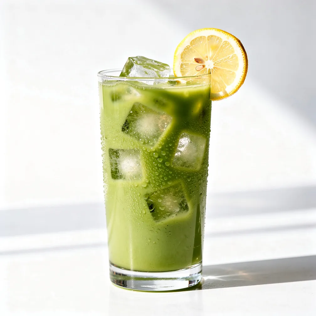 Limonata Fredda al Matcha Energizzante con Lime Fresco